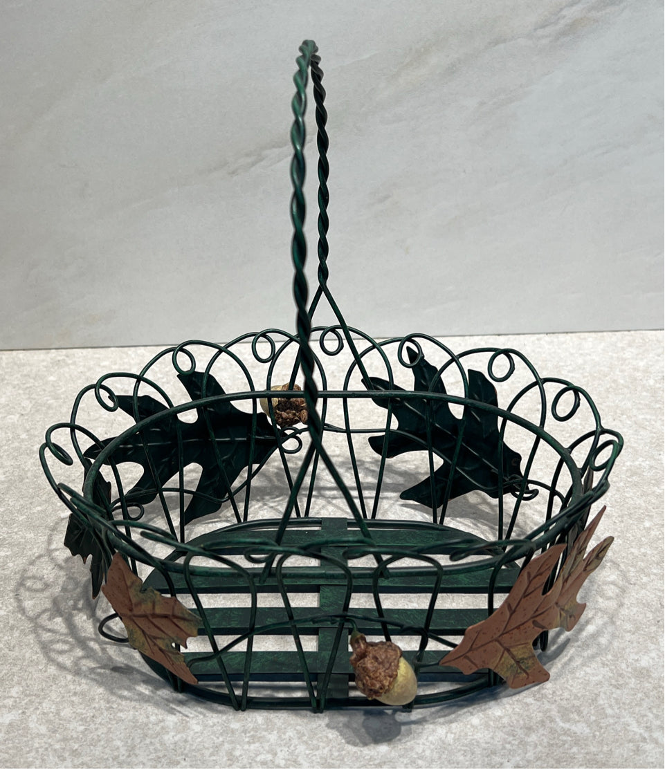 Fall Metal Basket
