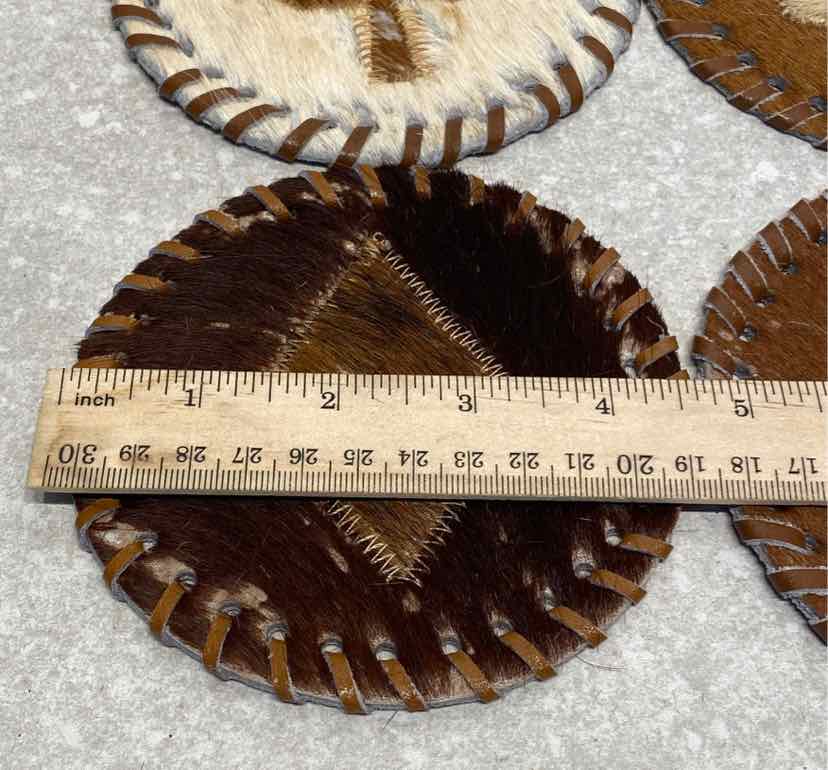 Cow Hide Coasters