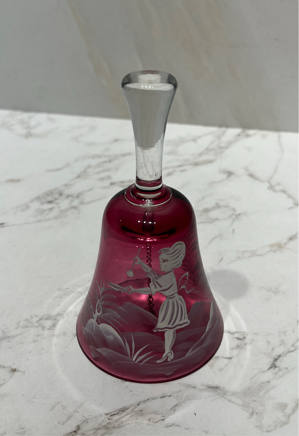 Mary Gregory Style Bell