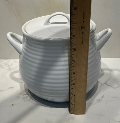 Covered Crate and Barrel Bowl