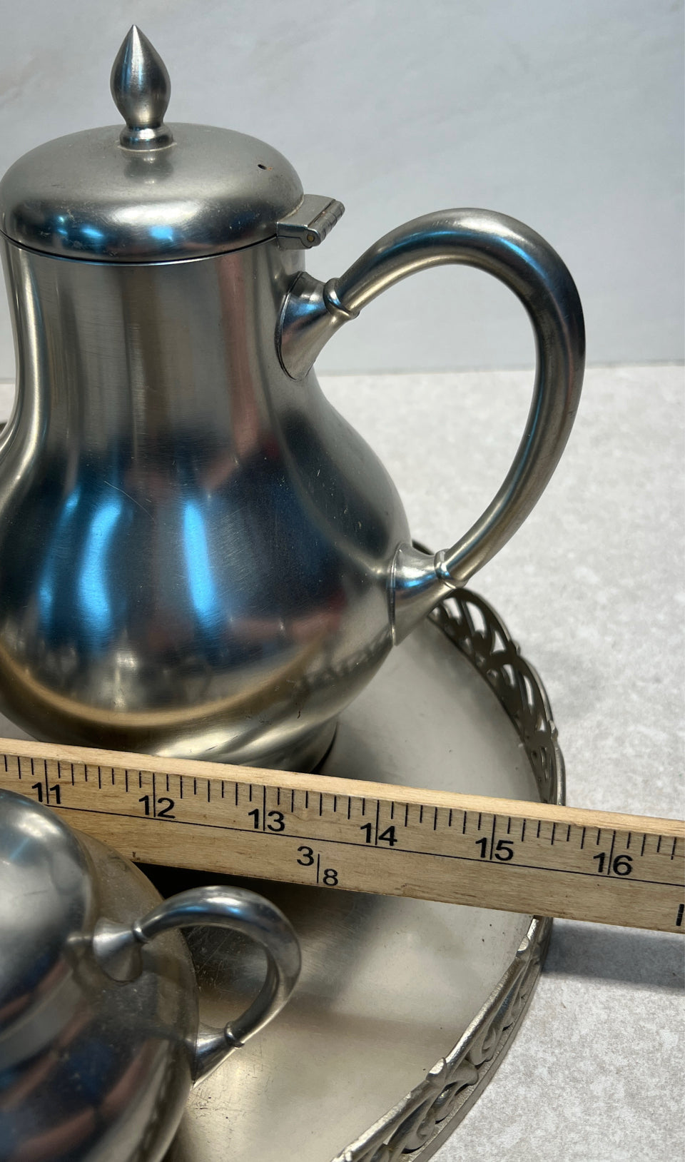 Pewter Tea Set