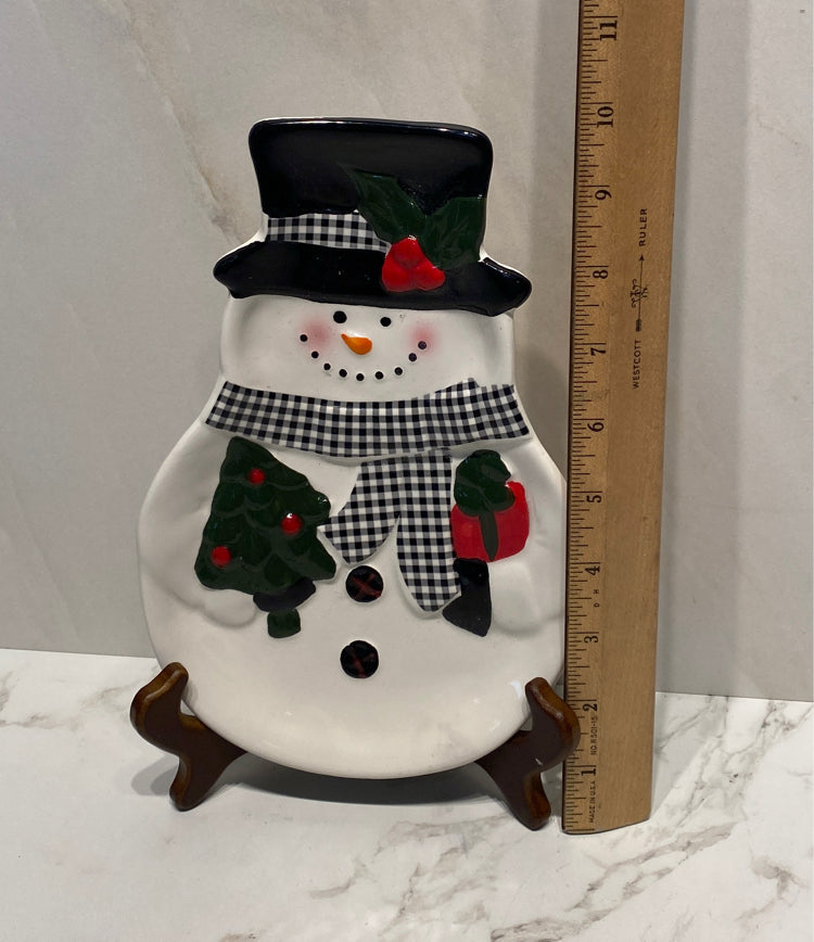 Snowman Dish