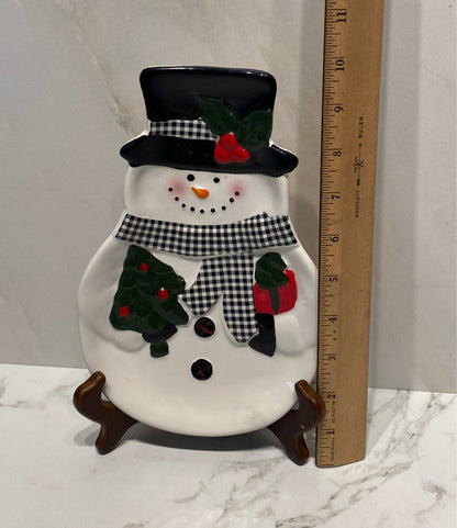 Snowman Dish