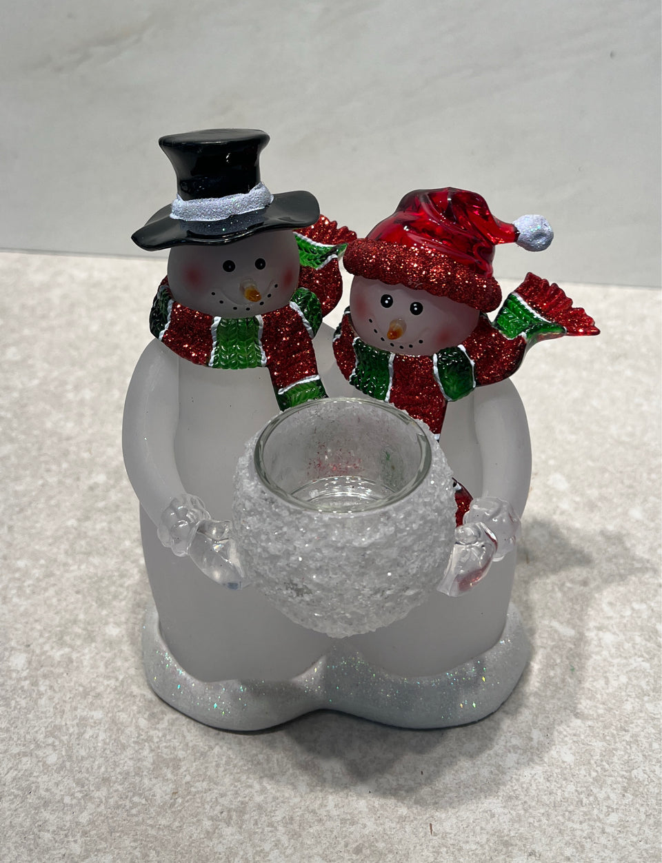 Snowman Candleholder