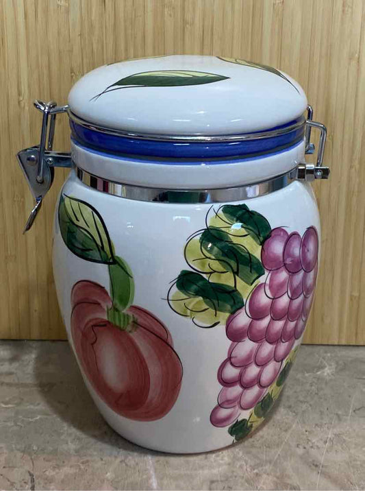 Covered Canister Jar