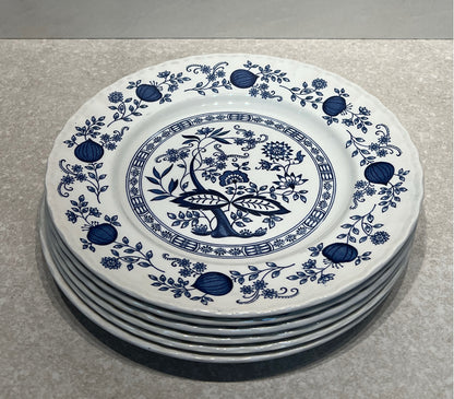 Wedgwood Blue Heritage - Set of 6 Dinner Plates