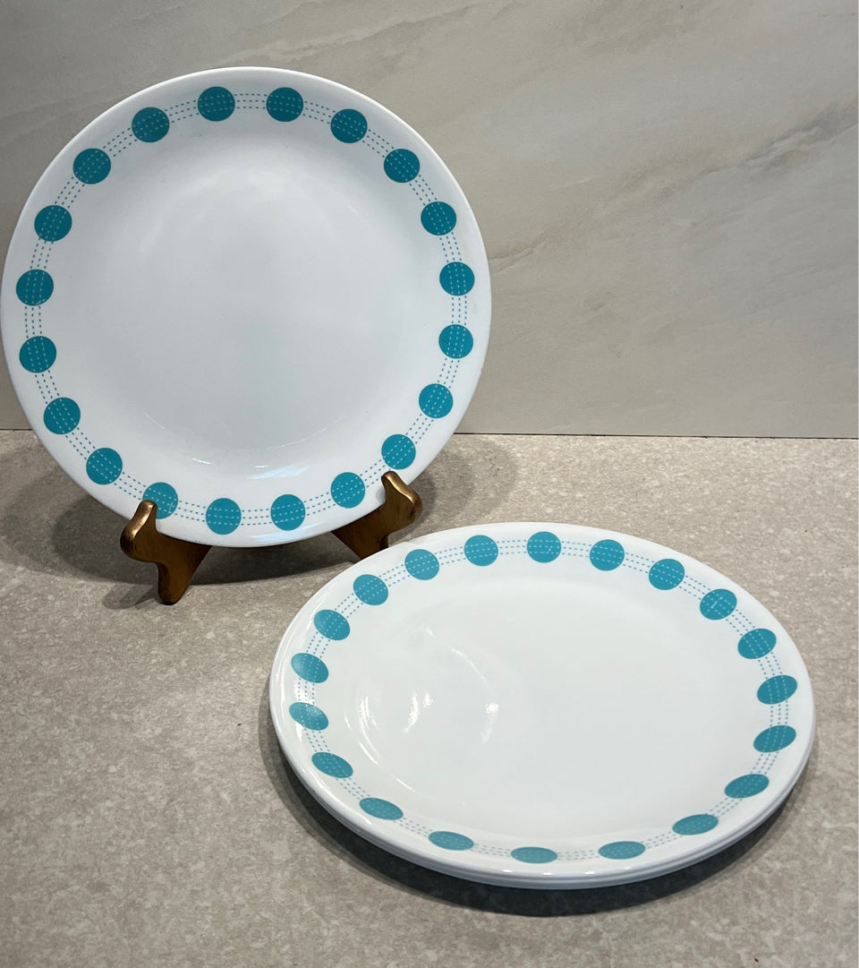 Set of 4 Corelle "South Beach" Dinner Plates