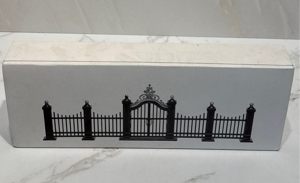 Dept. 56 Village Wroght Iron Gate & Fence
