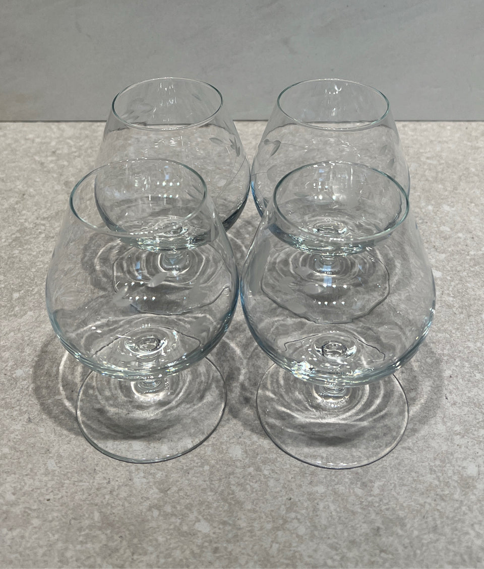 Set of 4 Princess House Glasses