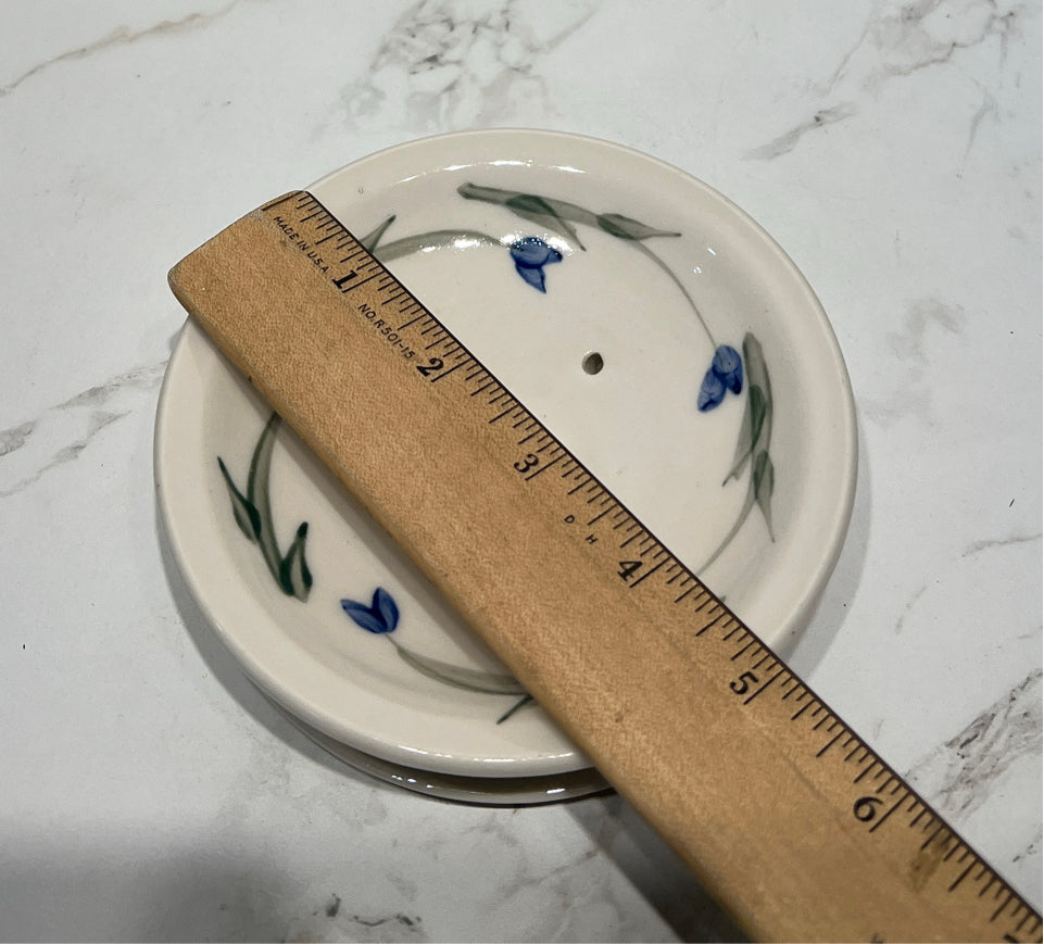 Signed Pottery Soap Dish