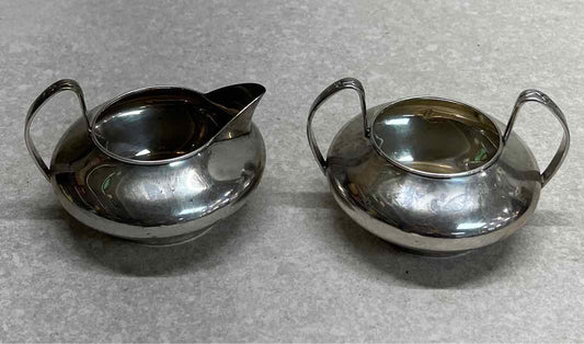 Sterling Sugar and Creamer