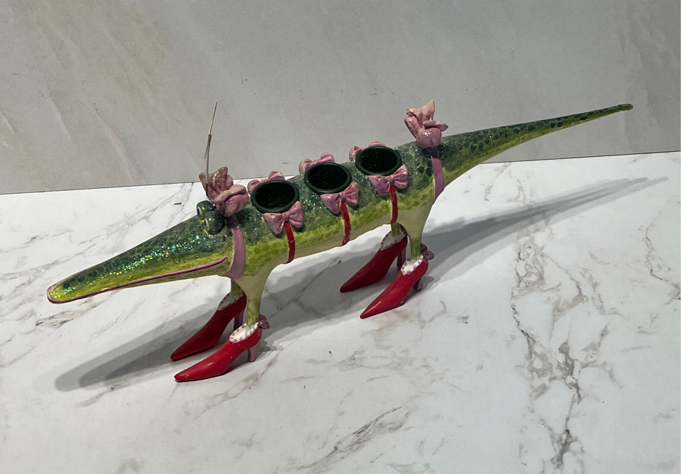 Dept 56 Patience Brewster Allugator Candleholder