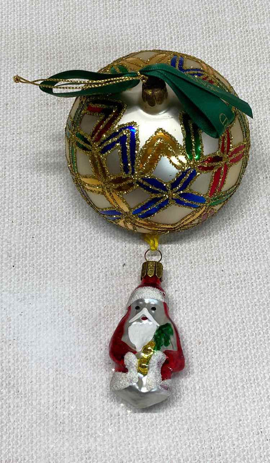 Waterford Ornament Santa Balloon Ride