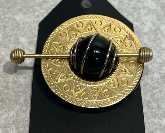 Atomic Gold Tone Pin