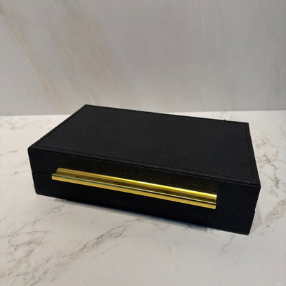 Black Covered Box