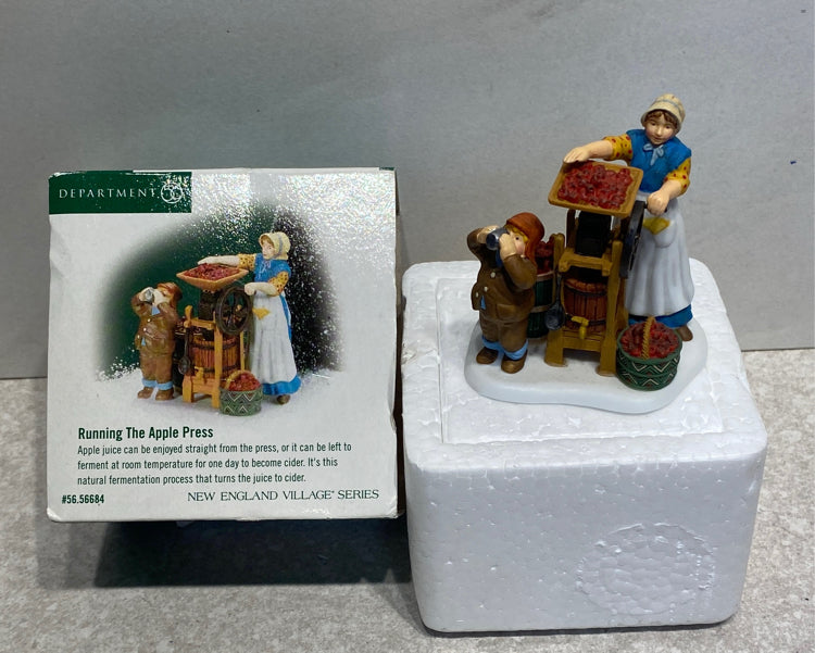 Dept. 56 Running the Apple Press