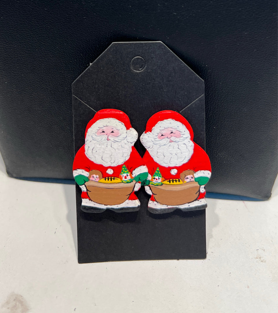 Santa Earrings