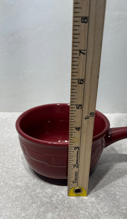 Longaberger Handled Soup Bowl