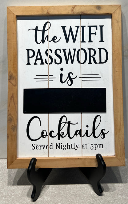 Sign With Holder