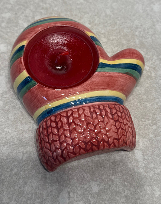 Mitten Candleholder