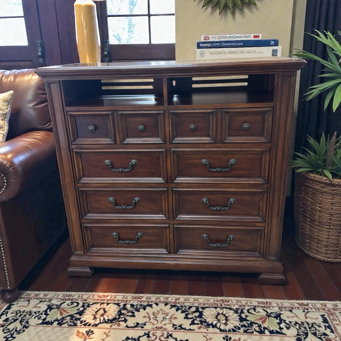 8-Drawer Media Cabinet