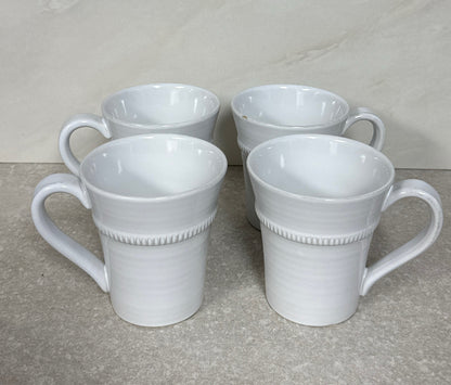 Set of 4 Pottery Barn Mugs