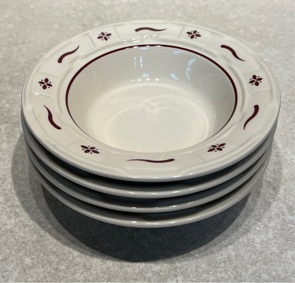 Set of 4 Longaberger Bowls