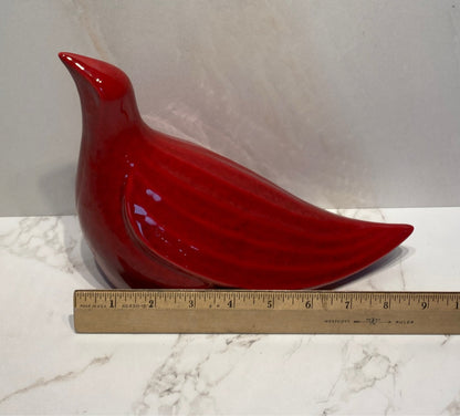 Red Bird Figurine
