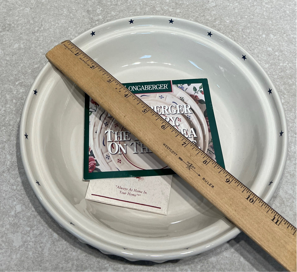 Longaberger Pie Plate