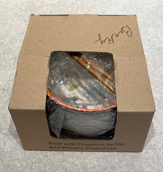 Bowl With Chipsticks