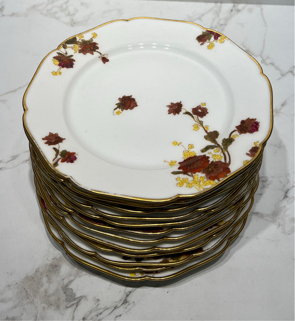 Set of 12 Haviland Plates