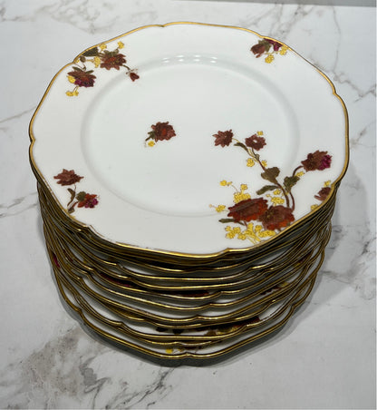 Set of 12 Haviland Plates