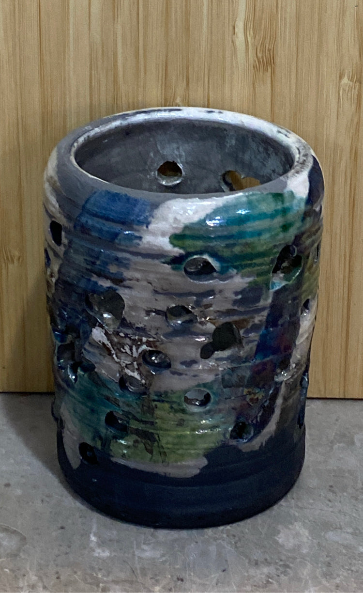 Pottery Candle Holder