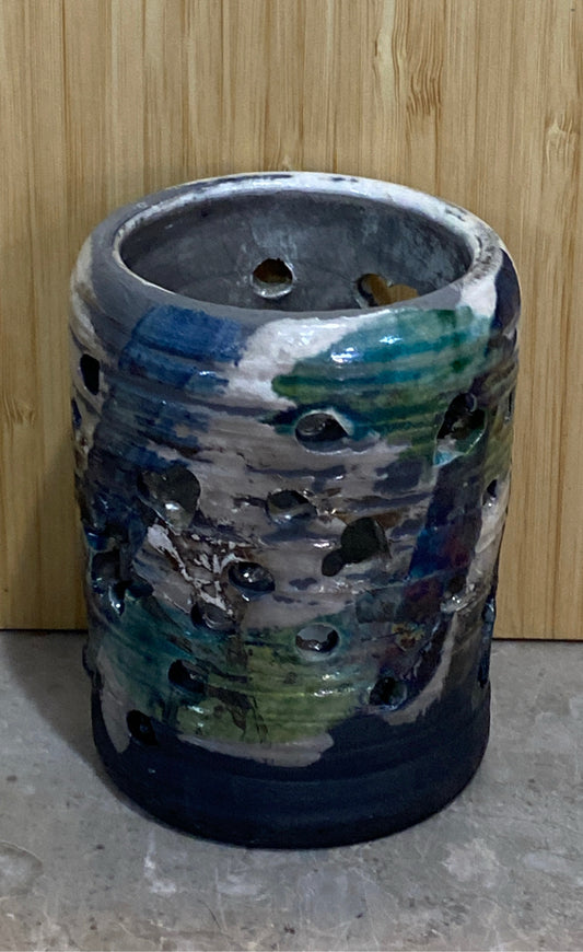 Pottery Candle Holder