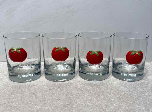 Set of 4 Bloody Mary Tomoto Glasses