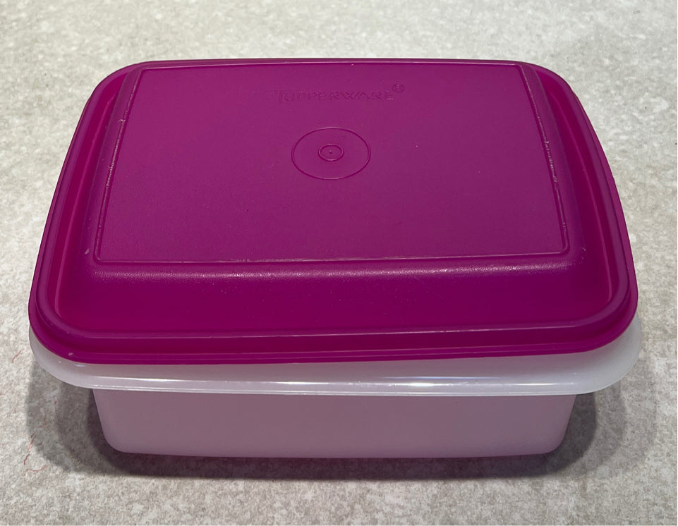 Covered Tupperware Container