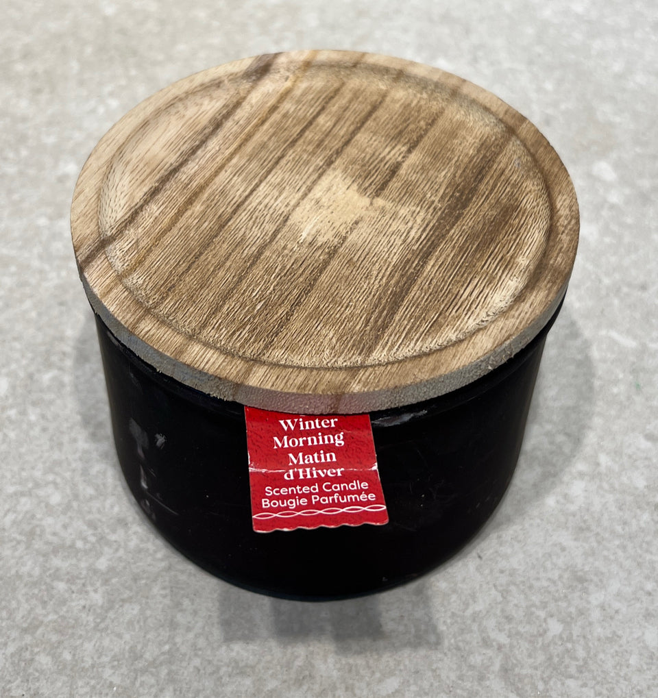 Winter Morning Candle