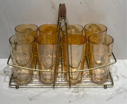 Set of 8 Glasses with Carrier