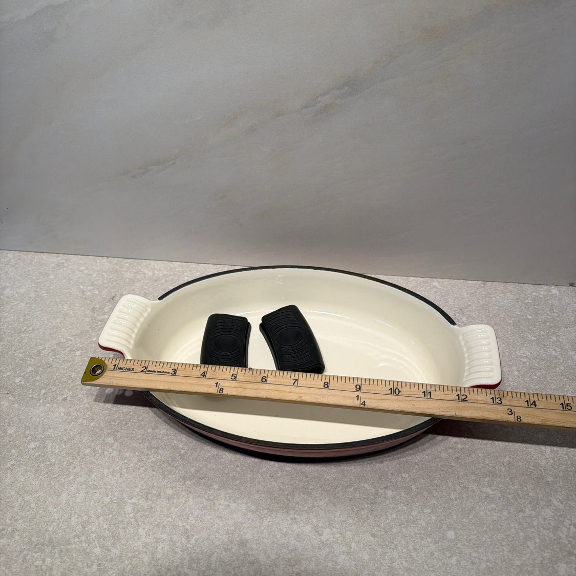 Sweden Enamel Cast Iron Pan