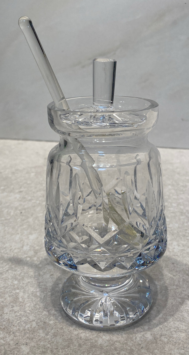 Waterford Condiment Jar with Spoon