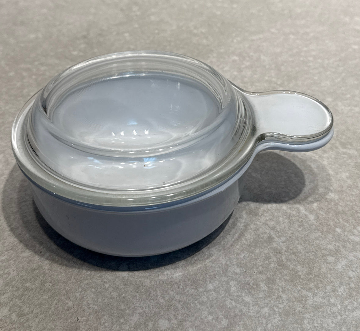 Covered Corning Ware Bowl
