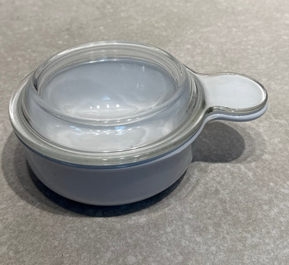 Covered Corning Ware Bowl