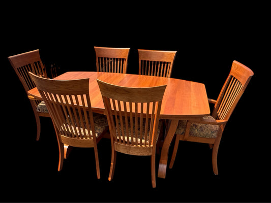 The Country Workshop Table And 6 Chairs