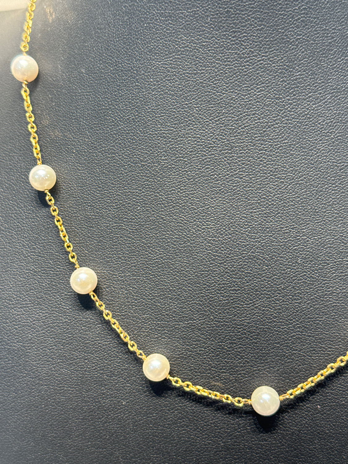 14K Gold & Pearl Necklace