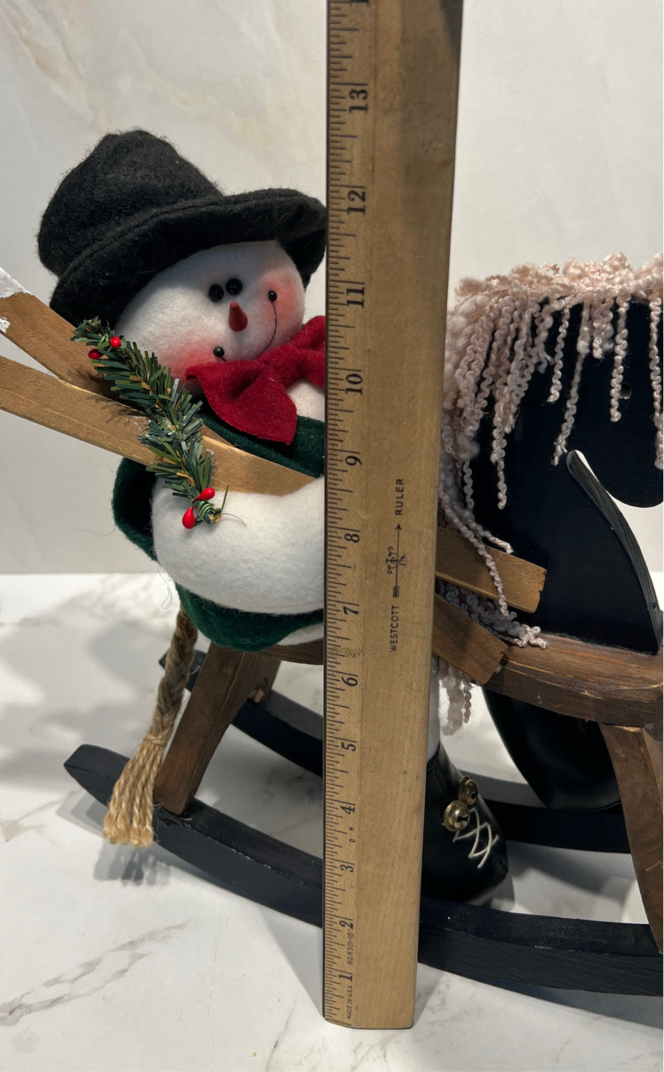 Snowman on Horse