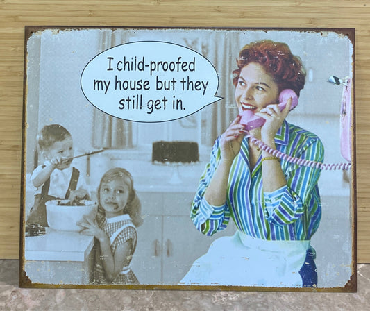 Tin Sign