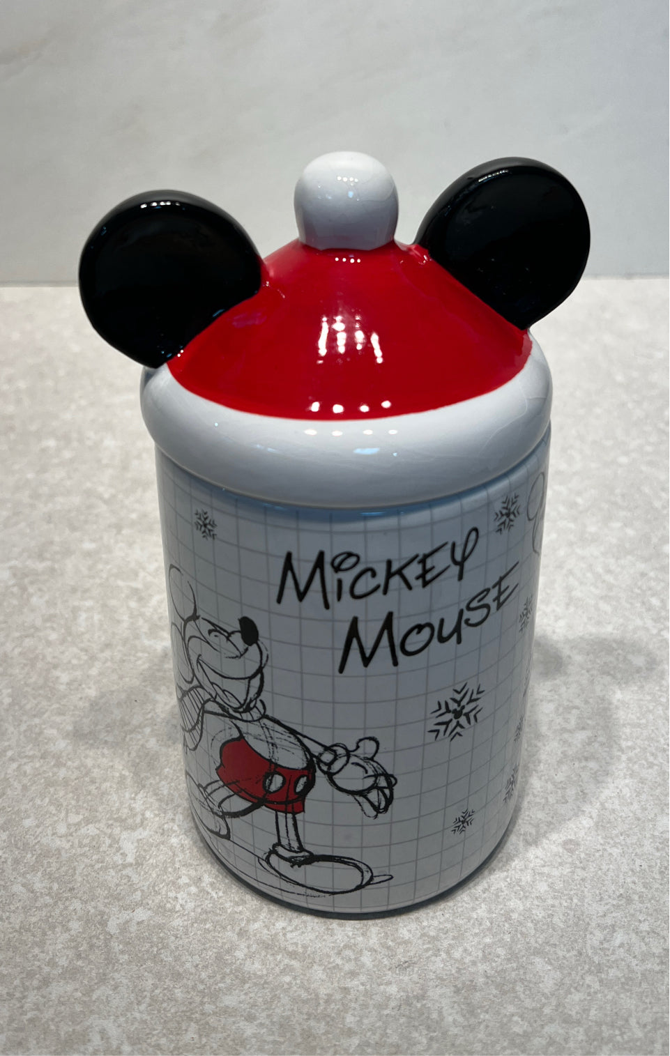 Covered Mickey Jar
