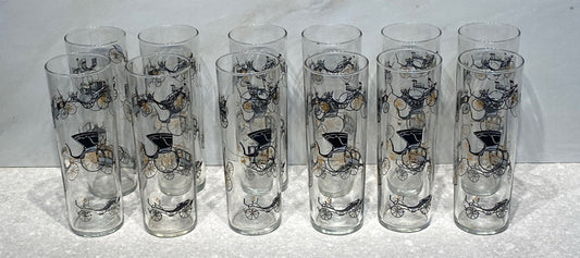 Set of 12 Vintage Glasses