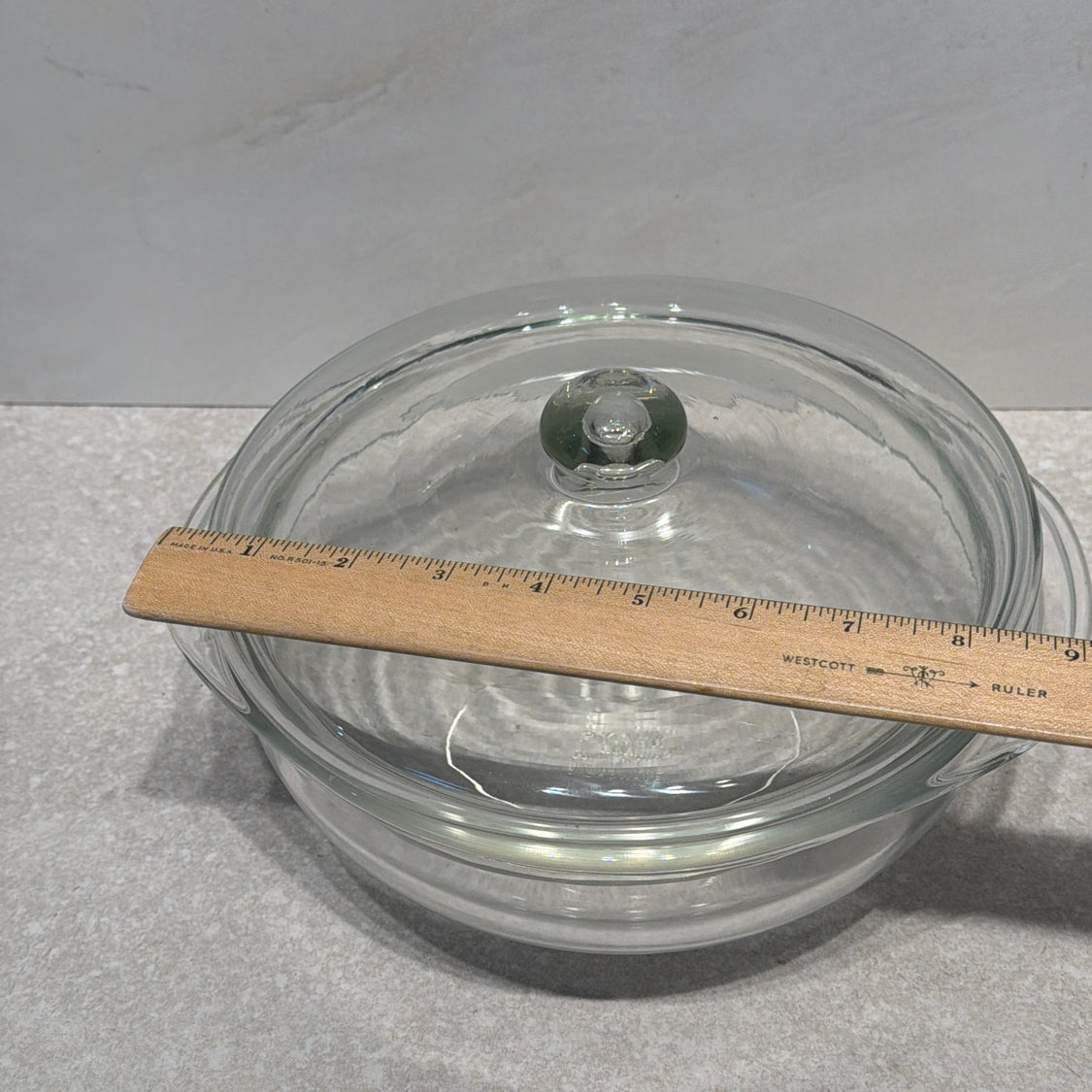 Covered Pyrex Bowl