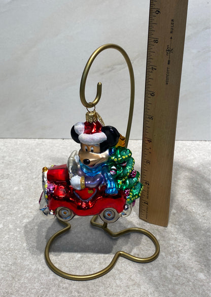 Radko Cruisin Mickey Ornament